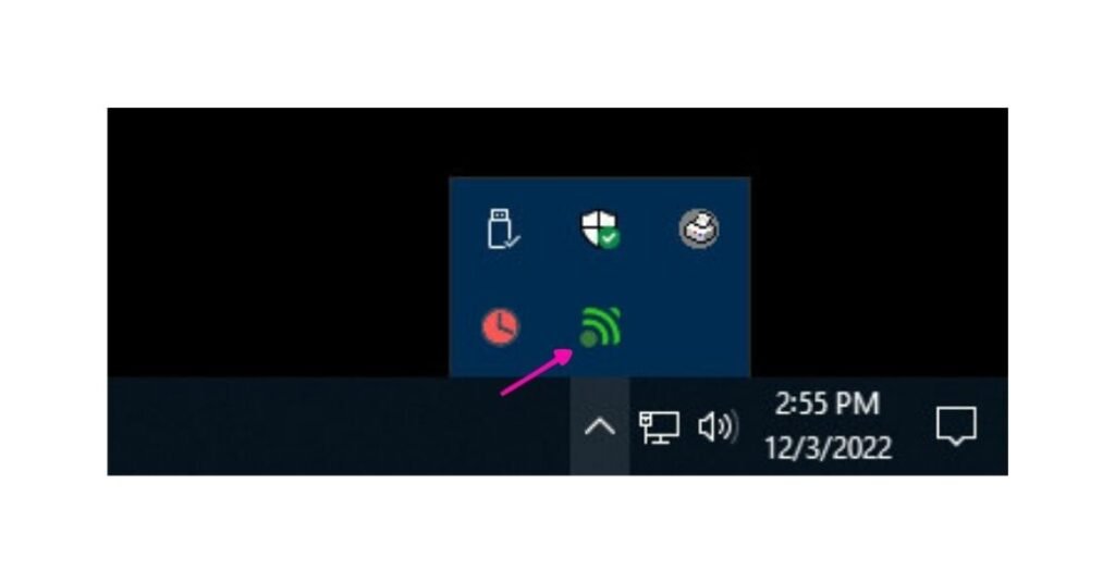 Unified remote tray icon
