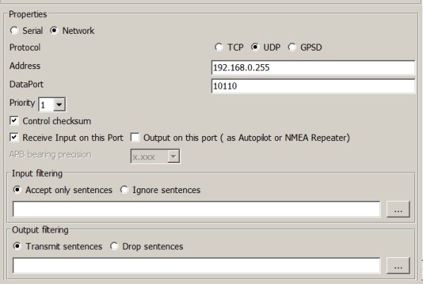 OpenCPN network